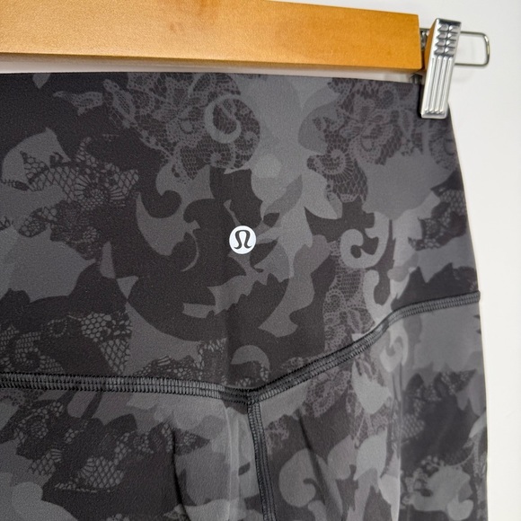 LULULEMON Hidden Heritage Lace Black Align High Rise Leggings - Picture 6 of 7